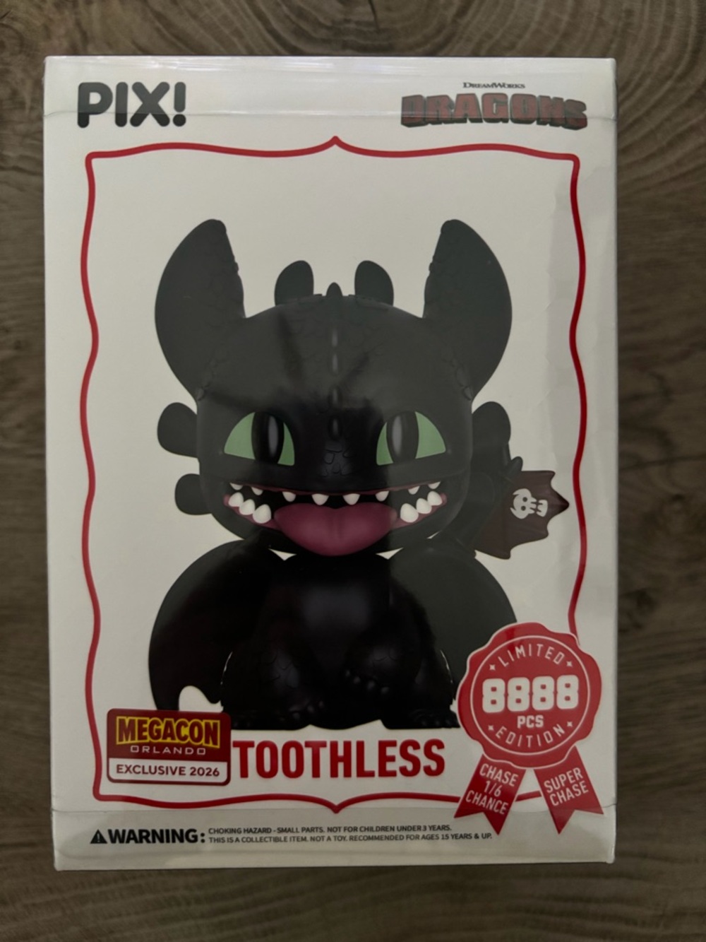 Thrilljoy MegaCon Orlando 2026 Con Exclusive Toothless (SEALED IN HAND)